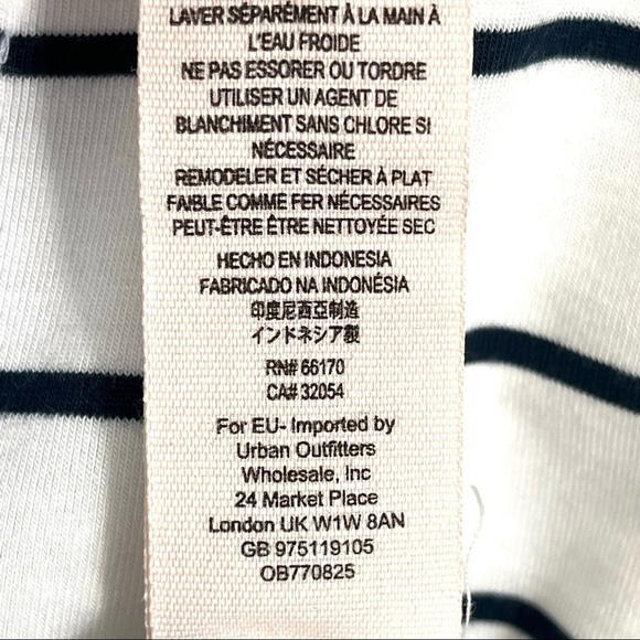 Free People Long Sleeve Can’t Fool Me Stripe Tee Top S - Picture 8 of 8